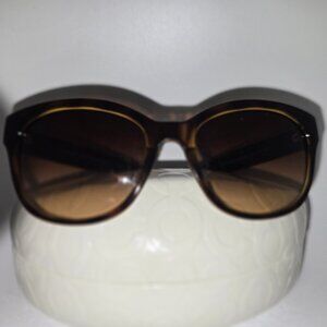 Coach Cailin HC8110 L937 Sunglasses Brown Gradient & Dark Tortoise Frames w/Case